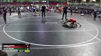 110 lbs Quarterfinal - Oscar Brown, Scottsbluff Wrestling Club vs Jaxsen Draves, GI Grapplers