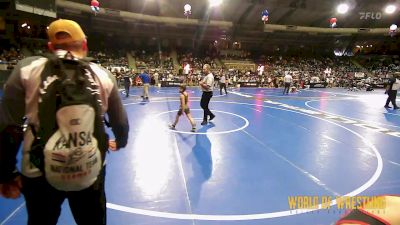 67 lbs Consi Of 32 #2 - Colt Rosentreter, Purler Wrestling, Inc vs Miles King, Kansas Young Guns