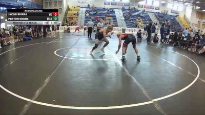 126 lbs Round 2 (8 Team) - Peyton Keane, Wellington Black vs Jacob Rivera, Westside Wrestling