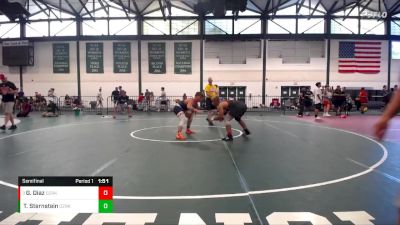 160-167 lbs Semifinal - Gael Diaz, Mundelein vs Tyler Sternstein, Naperville North High School