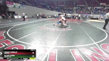 6A-120 lbs Champ. Round 2 - Elijah Dara, Grants Pass vs Jonas Camillo, Sprague