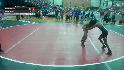 157 lbs Champ. Round 1 - Monty Hall, Carl Albert vs Saul Razo, Quincy