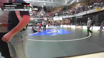 170 lbs Quarterfinal - Nevaeh Graves, Hoisington HS vs Sophia Kane, Norton Community HS