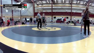 120 lbs Cons. Round 7 - Brandon Bickerton, Highland vs Alex Rozas, Teurlings Catholic