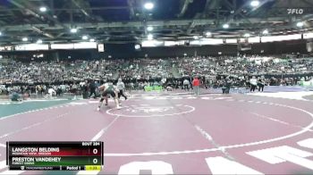 190 lbs Champ. Round 1 - Langston Belding, Mountain View, Oregon vs Preston Vandehey, Forest Grove
