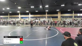 106 lbs Consi Of 16 #2 - Xavier Escamilla, Cali Warriors vs Aidan Young, Dominator WC