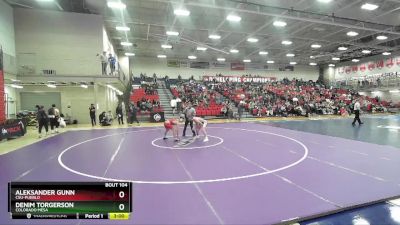 141 lbs Cons. Round 3 - Denim Torgerson, Colorado Mesa vs Aleksander Gunn, CSU-Pueblo