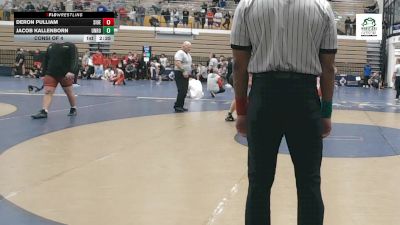 184 lbs Consi Of 4 - Deron Pulliam, Southern Illinois vs Jacob Kallenborn, Unrostered