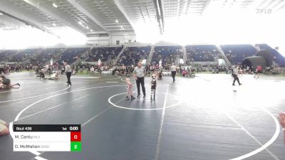 40 lbs Consolation - Mason Cantu, Wlv Jr Wrestling vs Dawson McMahon, Shootbox WC