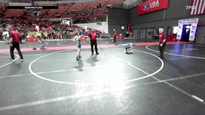 100 lbs 1st Place Match - Ethan Suberla, Nekoosa vs Bryce Schmidt, Aviators Wrestling