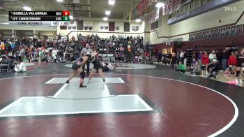 125 lbs Cons. Round 3 - Isobella Villarreal, Mason City vs Ivy Christensen, Osage