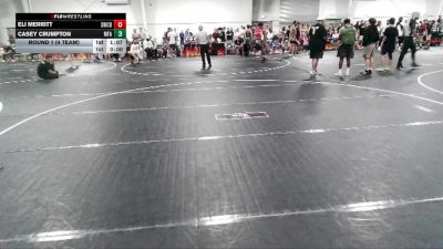 106 lbs Round 1 (4 Team) - Casey Crumpton, MF Army vs Eli Merritt, Storm Wrestling Center B