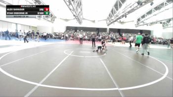 110-I lbs Round Of 64 - Alex Bahadur, 5 Points Wrestling Club vs Ryan Osborne Jr, Del Val Rams