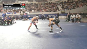 134-D4 1st Place Match - Romeo Chavez, Santa Cruz Valley Union High School vs Deebo Vitale, Northwest Christian High School