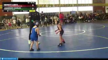 40 lbs Round 1 - Bennett Lubitz, Faith Lutheran Wrestling Club vs Anderson Charles, Pahranagat Valley