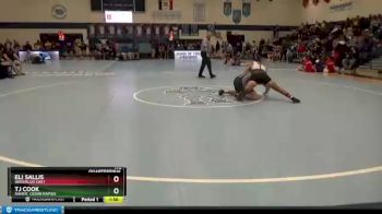 170 lbs Quarterfinal - Eli Sallis, Waterloo East vs TJ Cook, Xavier, Cedar Rapids