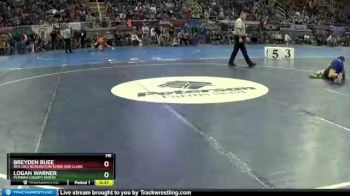 106 lbs Cons. Round 2 - Breyden Buee, Des Lacs Burlington/Lewis And Clark vs Logan Warner, Pembina County North