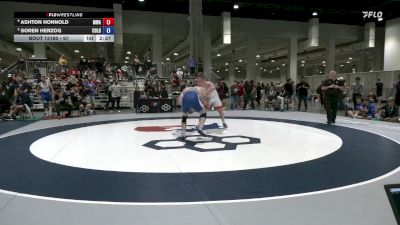 97 lbs Champ. Round 2 - Ashton Honnold, Moen Wrestling Academy vs Soren Herzog, Colorado
