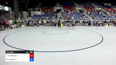 106 lbs Cons 16 #2 - Ashlynn Brokaw, OH vs Morgan Hyland, PA