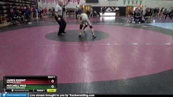 106 lbs Champ. Round 1 - Mitchell Pins, Dubuque Hempstead vs James Knight, Waterloo West