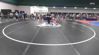 95 lbs Quarterfinal - Lilly Breeden, MO vs Abigail Peterson, IA