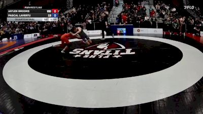 45kg Quarterfinal - Jaylen Brooks, Windsor Wrestling Club vs Pascal Lavertu, Saskatoon Junior Huskies