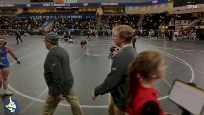 130 lbs Champ. Round 2 - Mariana Taute, Fort Dodge vs Aubrie Rohrbacher, Huntley