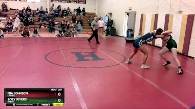 152 lbs Semifinal - Mia Johnson, Casteel vs Zoey Rivers, Basha