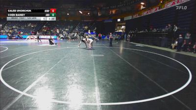 125 lbs Consi Of 8 #1 - Caleb Uhorchuk, Army vs Coen Bainey, American