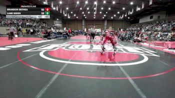 165A 1st Place Match - Brandon Bethea, Thompson vs Lane Weiss, Farmington