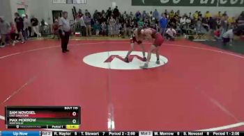 132 lbs Round 3 - Max Morrow, Huntsville vs Sam Novosel, East Limestone