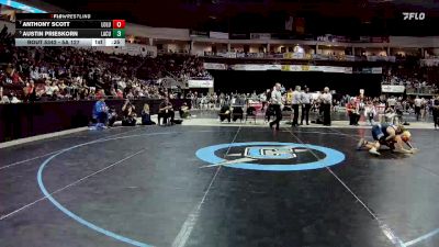 5A 127 lbs 5th Place Match - Anthony Scott, Los Lunas vs Austin Prieskorn, La Cueva