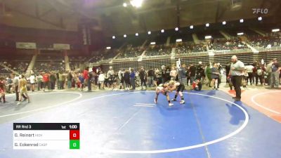 100 lbs Rr Rnd 3 - Gavin Reinert, High Plains Thunder vs Gunnar Eckenrod, Casper WC