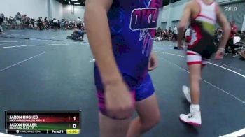 90 lbs Round 7 (8 Team) - Gage Richardson, Backyard Brawlers Red vs Raiden Johns, Oklahoma Elite