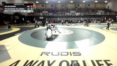 126 lbs Round Of 64 - Dylan Kadish, Northfield Mt Hermon vs Dylan Duran-villarreal, Cornerstone Christian School