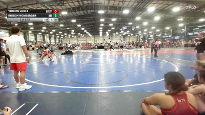 120 lbs Rr Rnd 2 - Yunuen Ayala, Quest School Of Wrestling Girls - HSG vs Rileigh Romberger, Maryland Mana - HSG