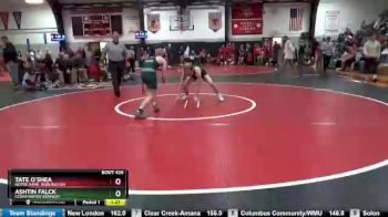 138 lbs Semifinal - Tate O`Shea, Notre Dame, Burlington vs Ashtin Falck, Cedar Rapids Kennedy