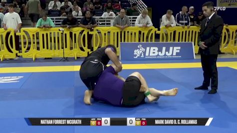 Mark David D. C. Rollamas vs Nathan Forrest McGrath 2025 Pan IBJJF Jiu-Jitsu No-Gi Championship