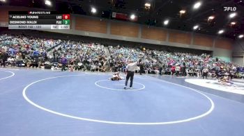 120 lbs Champ. Round 2 - Acelino Young, Lassen vs Desmond Ivaldi, Placer