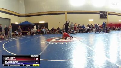 105 lbs Round 3 - Jace Hart, Alphas Wrestling vs Drake Bower, Indian Creek Wrestling Club