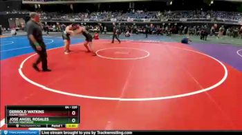 6A - 220 lbs Cons. Round 2 - Jose Angel Rosales, El Paso Montwood vs Derrold Watkins, Euless Trinity