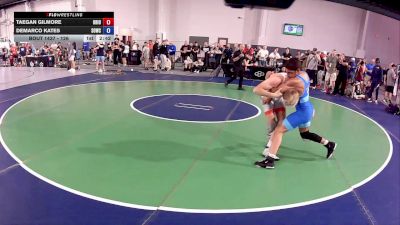 126 lbs Cons. Round 2 - Taegan Gilmore, Ohio vs DeMarco Kates, Southwest Ohio Wrestling Club