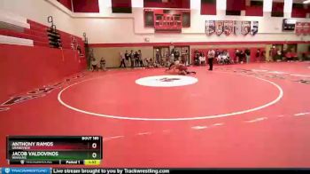 285 lbs Quarterfinal - Jacob Valdovinos, Wahluke vs Anthony Ramos, Grandview