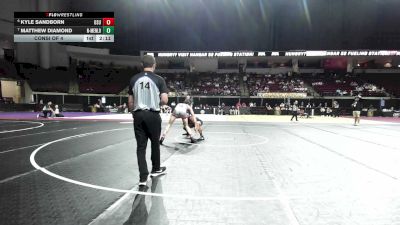 184 lbs Consi Of 4 - Kyle Sandborn, Ohio State vs Matthew Diamond, Menlo College (NCWA)
