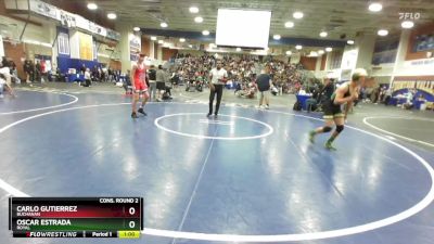 126 lbs Cons. Round 2 - Carlo Gutierrez, Buchanan vs Oscar Estrada, Royal