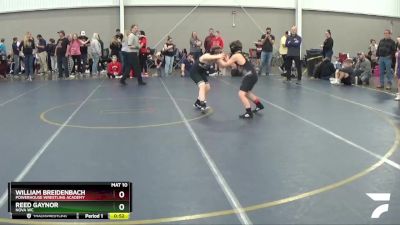 93 lbs Cons. Round 3 - William Breidenbach, Powerhouse Wrestling Academy vs Reed Gaynor, Nova WC