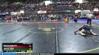 Cons. Round 1 - Brodie Ober, Great Falls/MSDB vs Dillon Gunlock, Missoula Hellgate