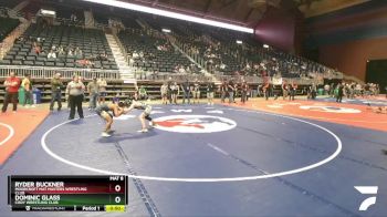 108 lbs 3rd Place Match - Ryder Buckner, Moorcroft Mat Masters Wrestling Club vs Dominic Glass, Cody Wrestling Club