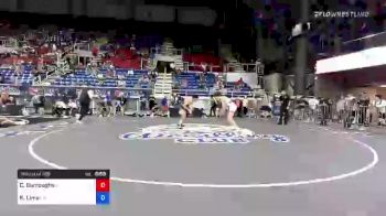 160 lbs Round Of 128 - Collin Burroughs, Alabama vs Kydyn Lima, California