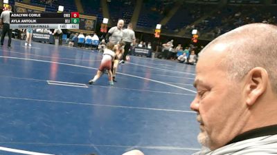 66 lbs Quarterfinal - Adalynn Corle, Chestnut Ridge vs Ayla Antolik, Selinsgrove